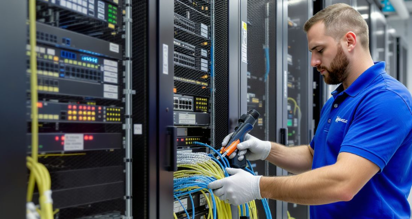 Ofis Ağ Altyapı Kurulumu & Fiber Sonlandırma Hizmeti – Kuzey Kıbrıs bilgi işlem ve altyapı